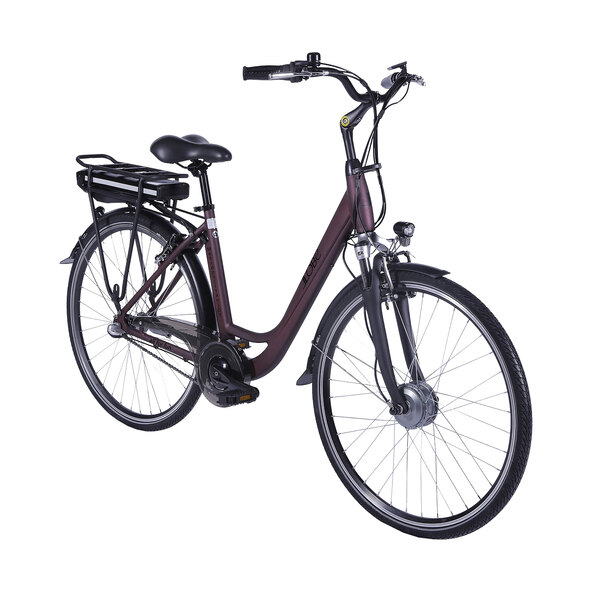 City-E-Bike Metropolitan Joy, bordeauxrot, 28 Zoll