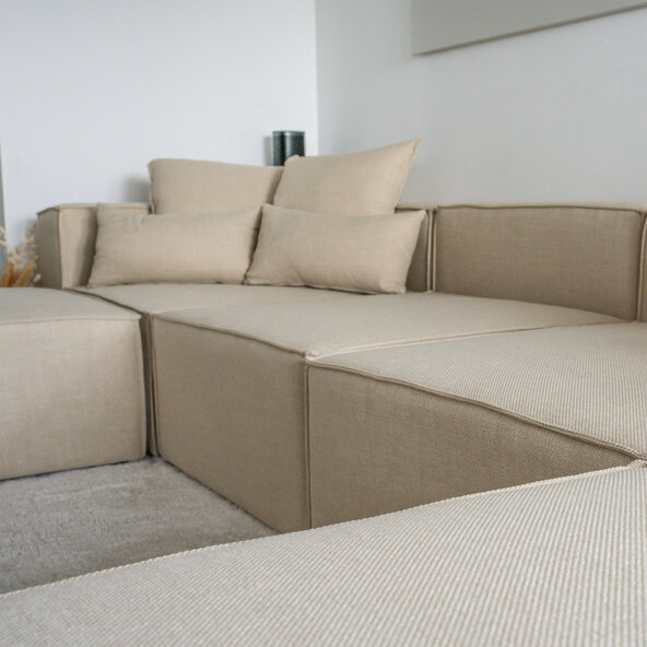 Modulares Sofa Verona XL, beige