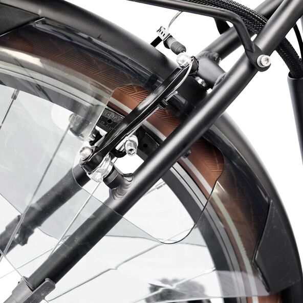 28" City-E-Bike Rosendaal 3 Lady, schwarz