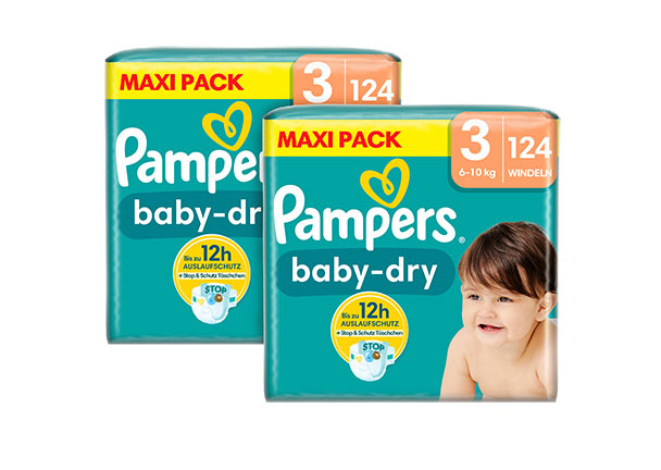 Baby Dry, Maxi Pack, 2er Set