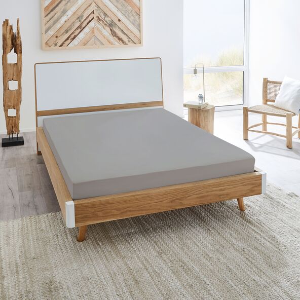 Supersoft Spannbetttücher bis 25 cm Höhe, 140-160 x 200-20 cm, grau