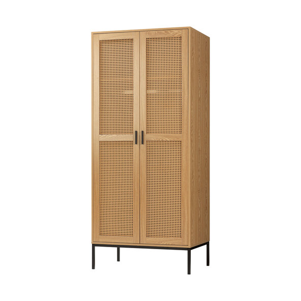 Rattan-Kleiderschrank