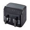 Doppel-Heißluftfritteuse (MD 11760), 2x 4,35 l, schwarz