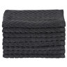 Gästehandtuch Supersoft, 8er Set, anthrazit