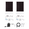 Balkonkraftwerk Dual Starter-Set, 2x 170 W
