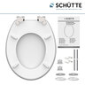 WC-Sitz mit Absenkautomatik, weiß