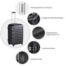 Hartschalenkoffer-Set Baseline, 4-tlg., 34-120 l, schwarz