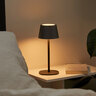 3 in 1 LED-Akku-Tischleuchte, schwarz