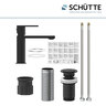 Waschtischarmatur MANHATTAN, schwarz matt