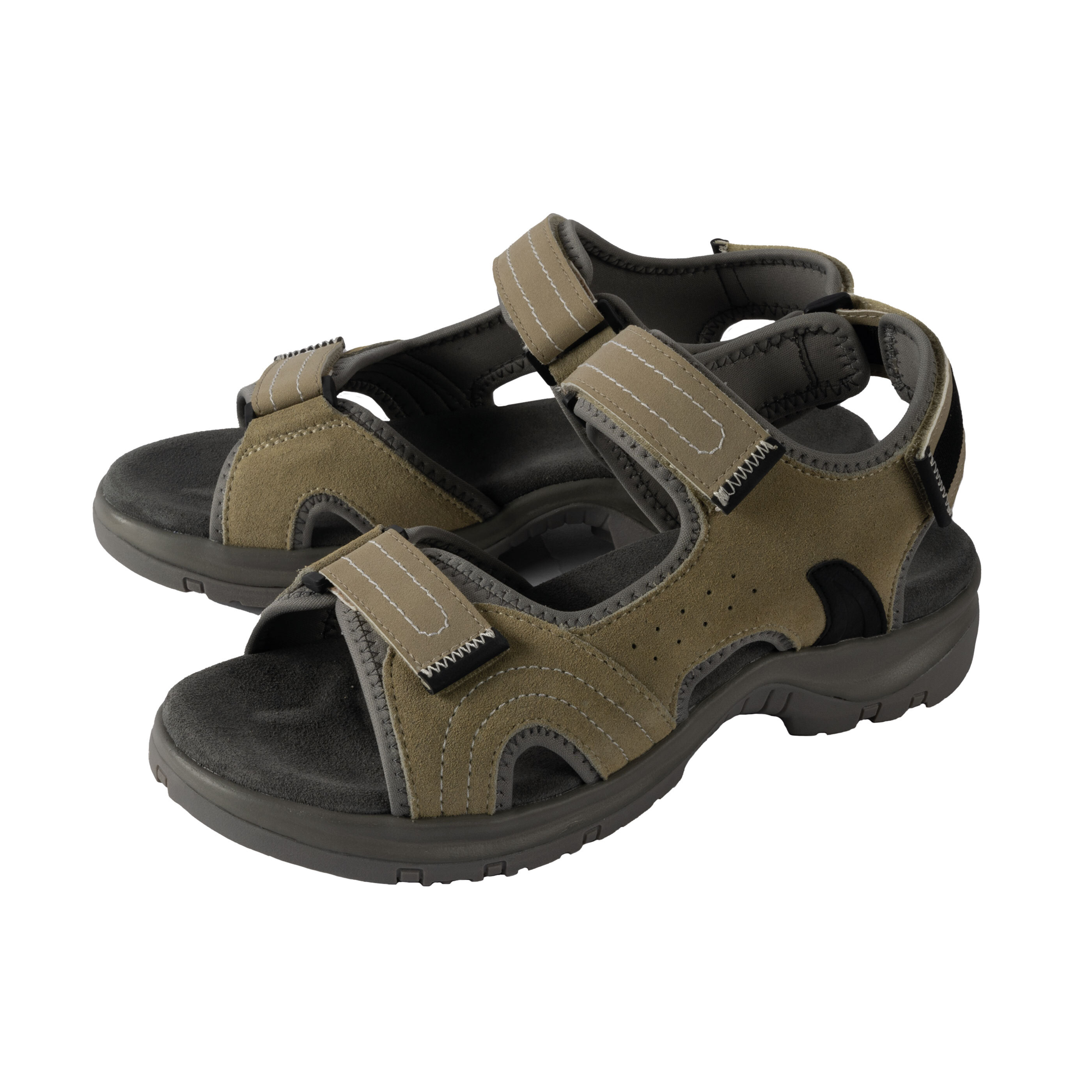 ADVENTURIDGE Trekking Sandalen, khaki ALDI
