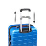 Hartschalenkoffer-Set Exopack inkl. Beautycase, blau