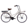 Alu-Elektro-City-Bike, Damen, beige