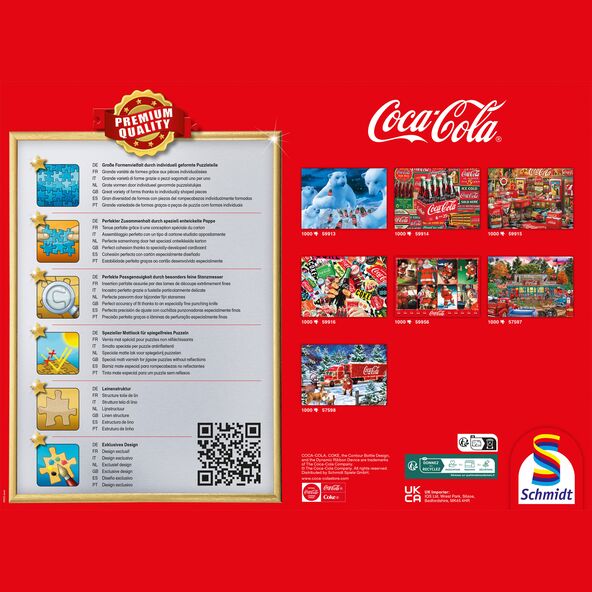 Puzzle Coca Cola® Christmas-Truck, 1.000 Teile