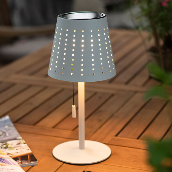 Leuchten Direkt LED-Akku-Solar-Tischleuchte | ALDI ONLINESHOP