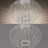 LED-Akku-Tisch- und Bodenleuchte Korga, weiß, ⌀ 46 cm