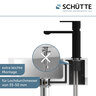 Waschtischarmatur MANHATTAN, schwarz matt