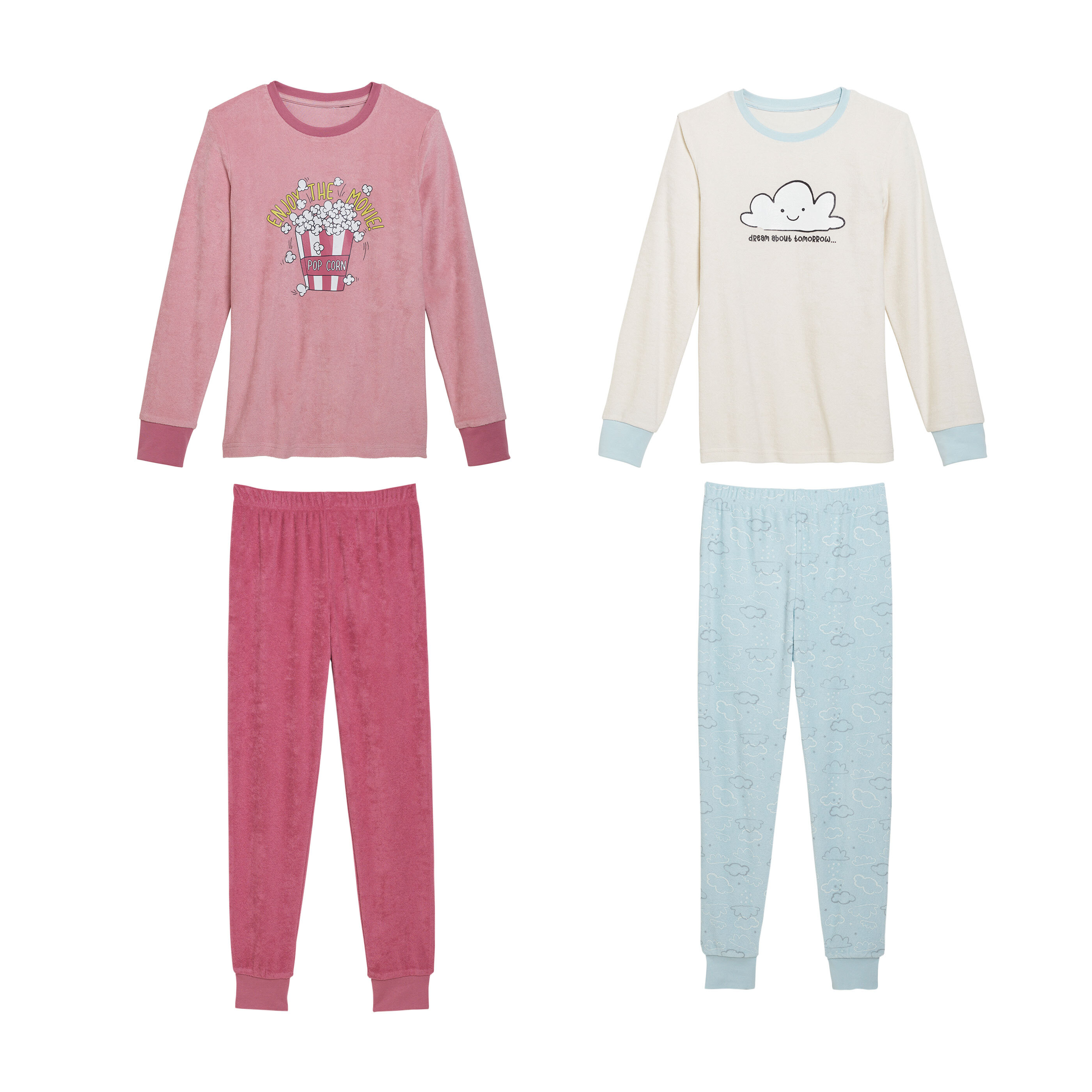 LILLY & DAN Kinder Frottee Pyjama ALDI