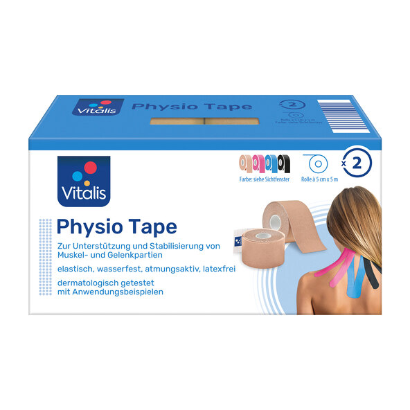 Physio Tape, 2er Set, beige