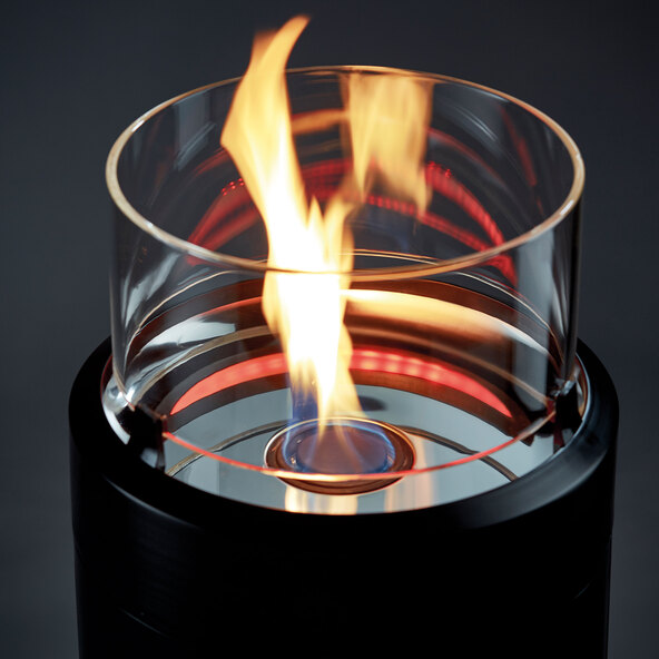 Feuerstelle Nova L, black/silver