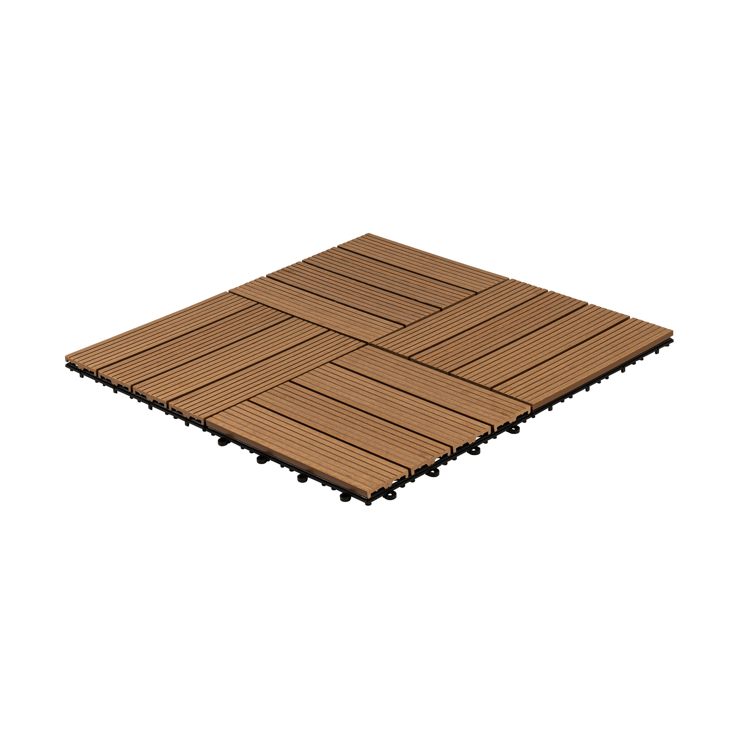 WPCHolzfliesen BAVARO Teak von Home Deluxe