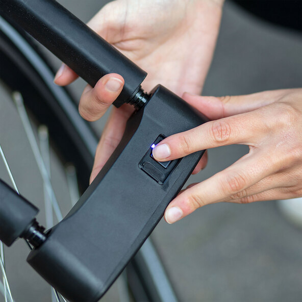 Fahrrad Bügelschloss mit Fingerabdruck Öffner