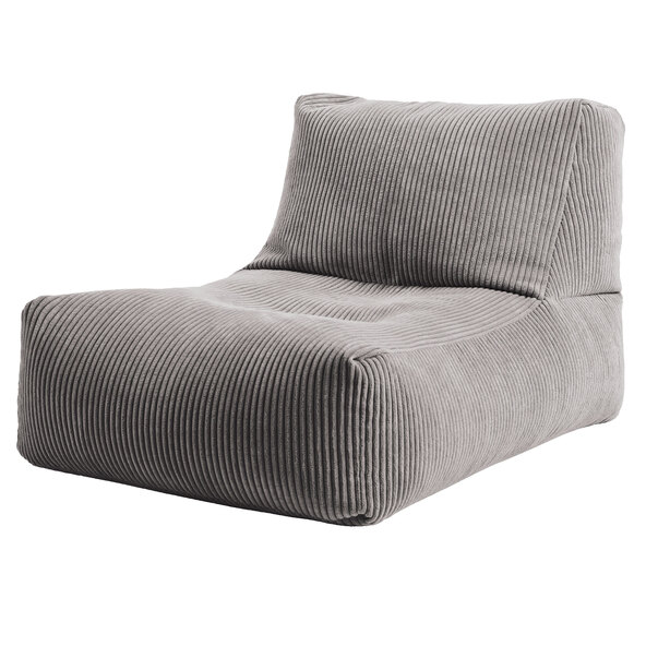 Indoor Sitzsack Shara Rock, antharazit