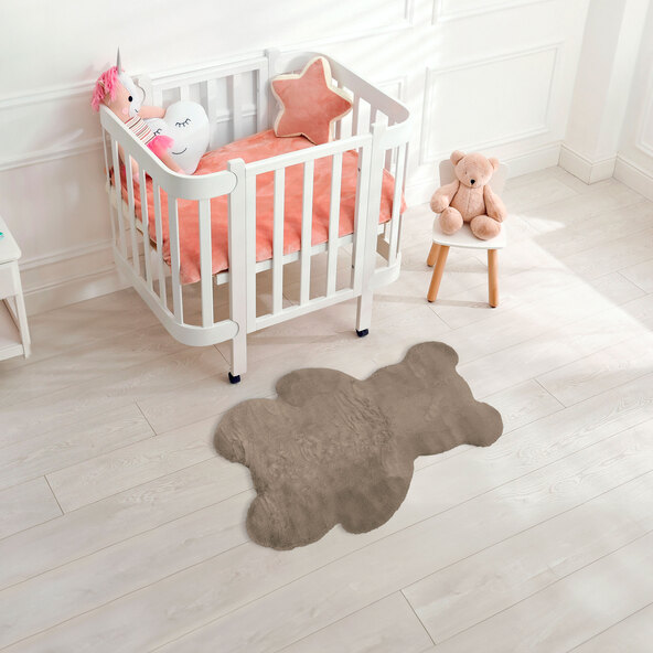 Kuscheliger Teppich, Teddy
