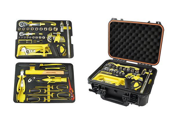 Werkzeugkoffer IP65, 77-tlg.