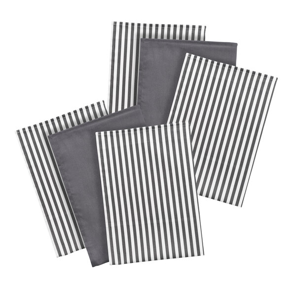 Geschirrtücher Japandi, 6er Set, grau
