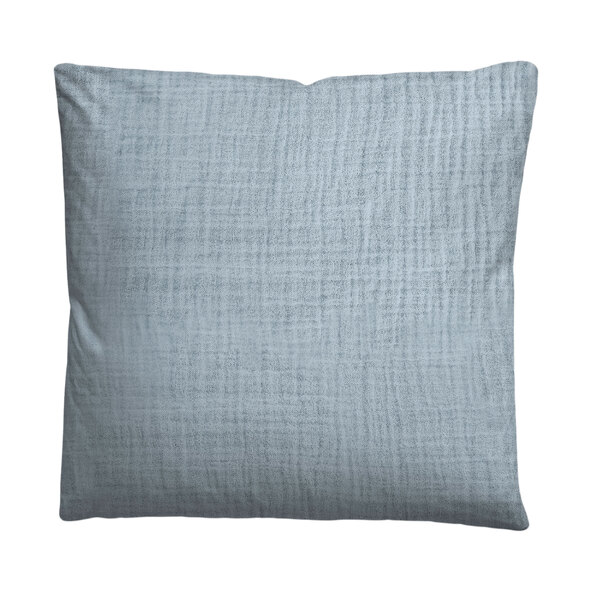 Musselin Bettwäsche 155/220 + 80/80 cm, taubenblau