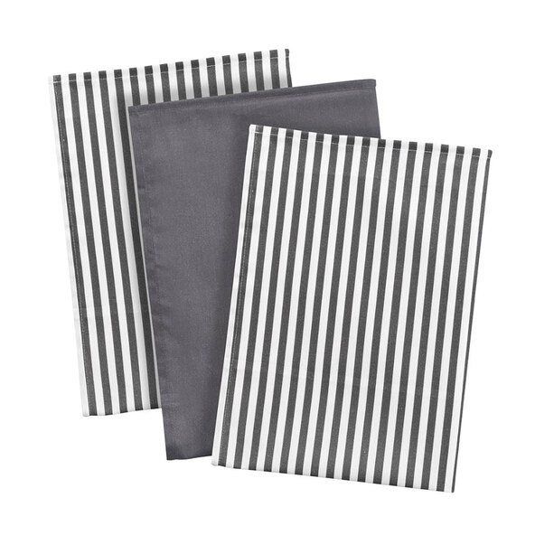 Geschirrtücher Japandi, 6er Set, grau