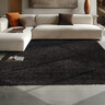 Hochflor Teppich, 80x150 cm, anthrazit