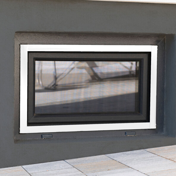 Nagerschutzfenster, 100 x 60 cm, weiß