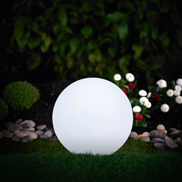 Solar-LED-Gartenleuchte Kugel LK13-3, Ø 30 cm