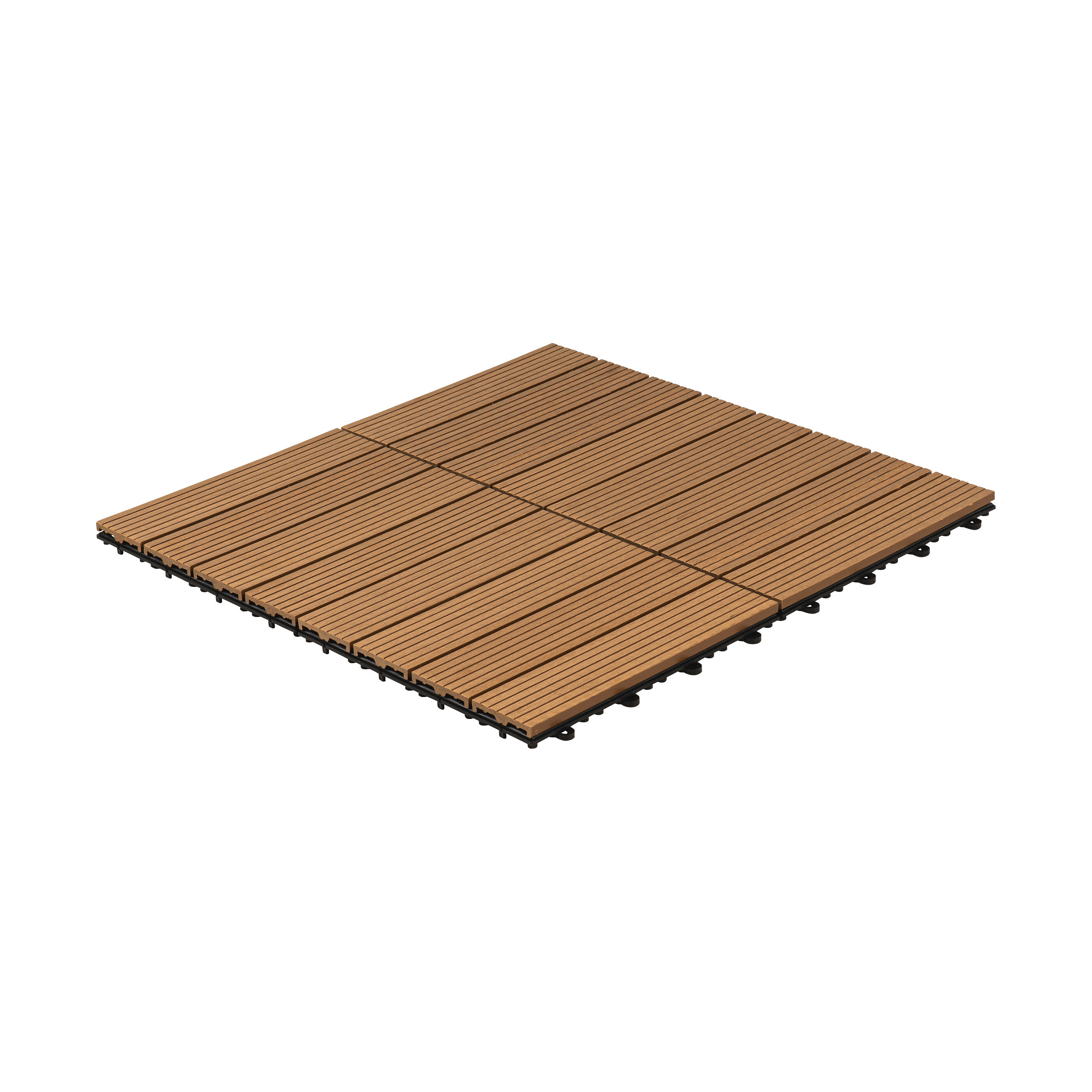 WPCHolzfliesen BAVARO Teak von Home Deluxe