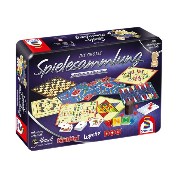 Die große Spielesammlung in der Metalldose