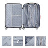 Hartschalenkoffer-Set Exopack, schwarz