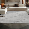 Hochflor Teppich, 160x230 cm, hellgrau