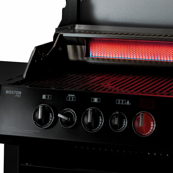 Gasgrill Boston Black Pro 3 SIKR Turbo