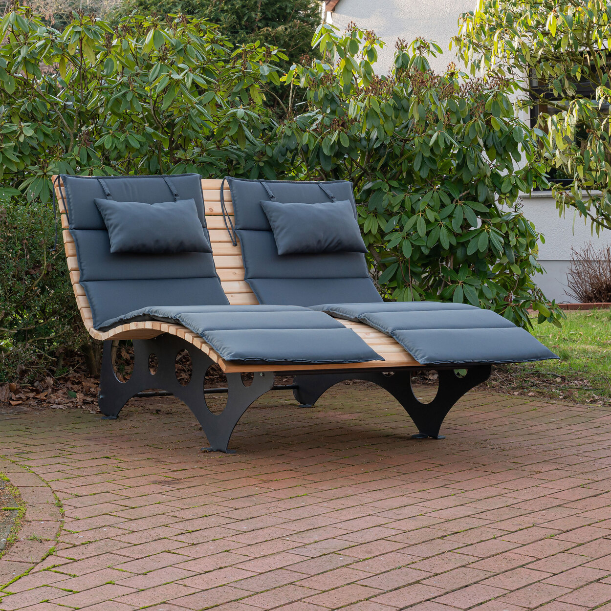 Home Deluxe Auflage für Wellenholzliege ALDI