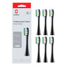 Zahnbürstenköpfe, schwarz, 6er Set