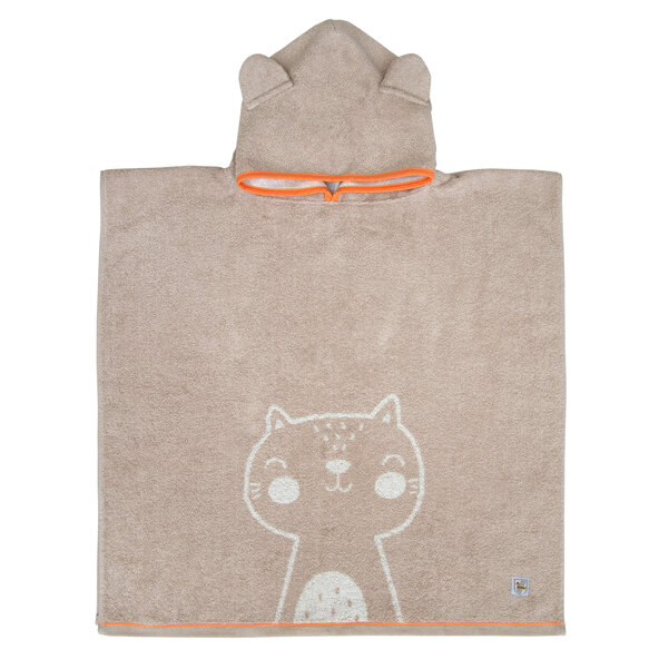 Kinder-Badeponcho Katze