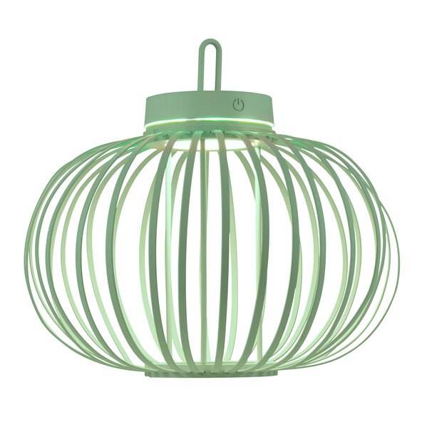 LED-Akku-Tisch- und Bodenleuchte Korga, grün, ⌀ 36 cm
