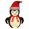 LED Weihnachtsfigur Pinguin