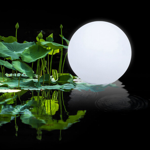 Solar-LED-Gartenleuchte Kugel LK13-3, Ø 30 cm