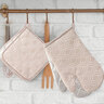 Ofenhandschuhe & Topflappen Set Japandi, beige