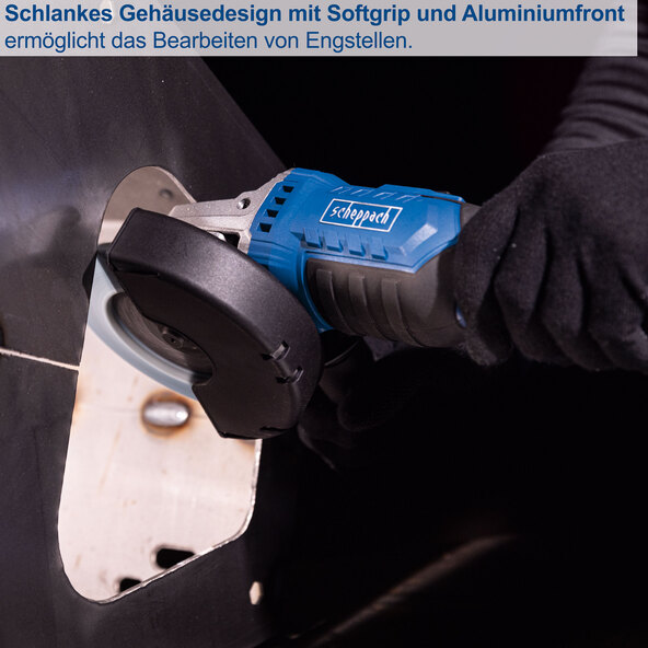 Akku-Winkelschleifer C-AG125-X