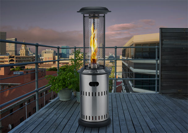 Terrassenfeuer Vulano, inkl. Wetterschutzhülle Terrassenfeuer Vulano, inkl. Wetterschutzhülle