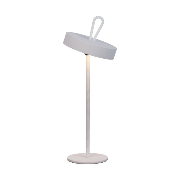 LED-Akku-Tischlampe ELLA, weiß