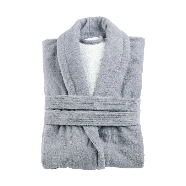 Bademantel Turin, silber, S
